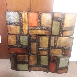 Large Multi color metal picture